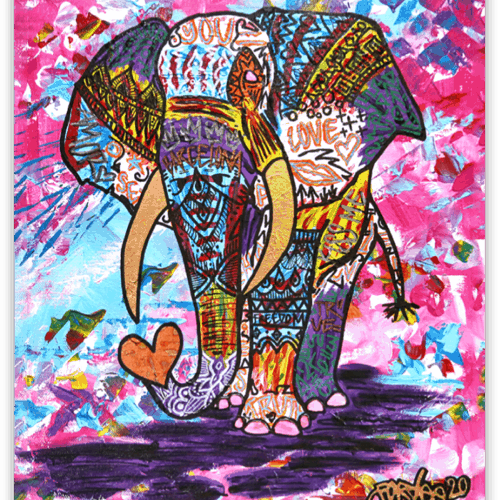 Elephant Sticker