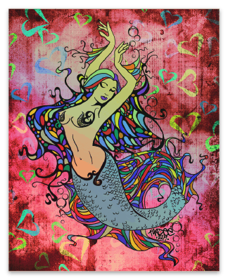 Mermaid Holographic Sticker