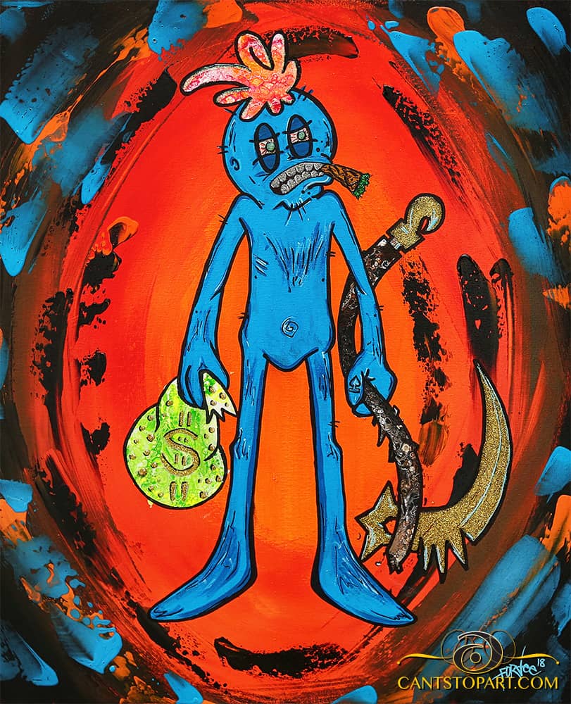 Mr Meeseeks – CANT STOP ART