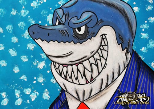 The Shark Print (A3) - Image 2