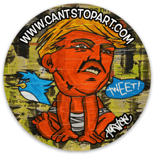 Trump Circle Sticker
